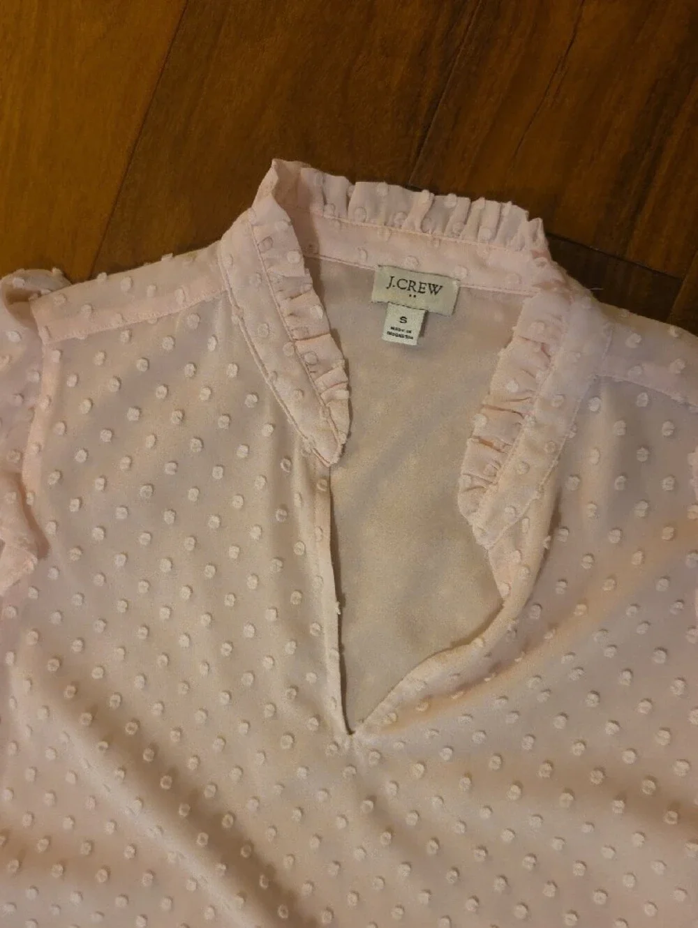 J. Crew sheer light